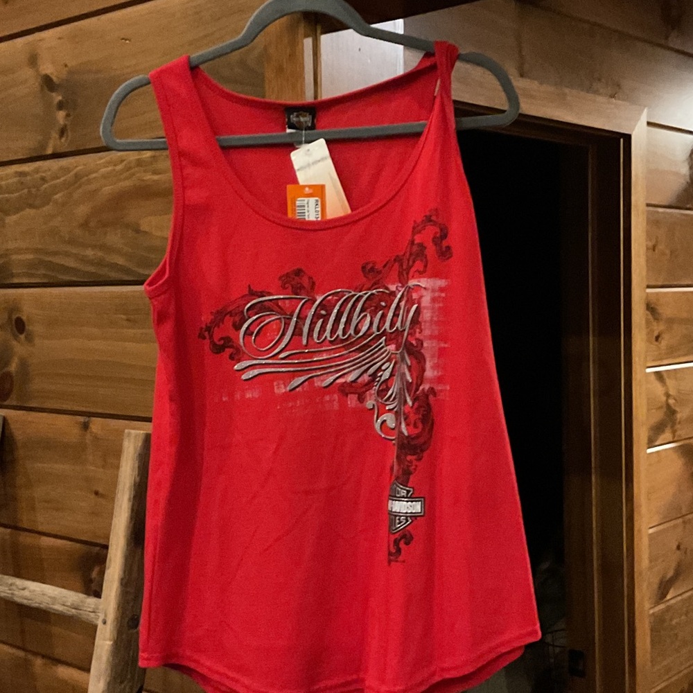 Harley Davidson NWT Red Tank Top